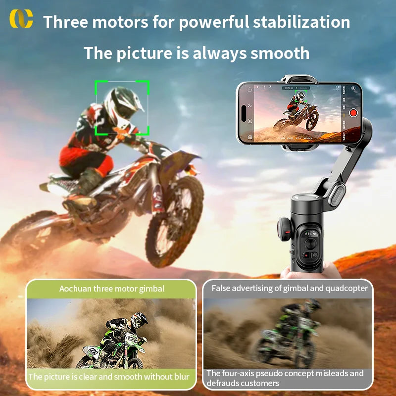 AIXE Gimbal — AI Smart 3-Axis Stabilizer